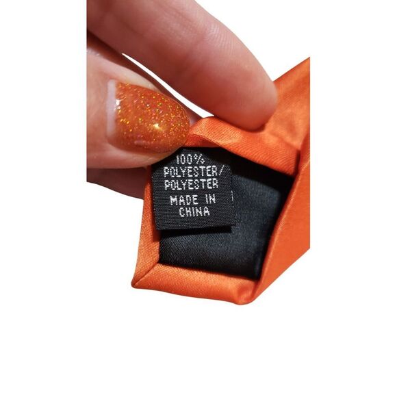 J Garcia 'Not Necessarily A Tree' Neck Tie Mens Collectors Edition Orange Black - Picture 10 of 13